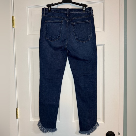 Just Black Denim Mid-Rise Fringe Skinny Jean - Picture 3 of 4